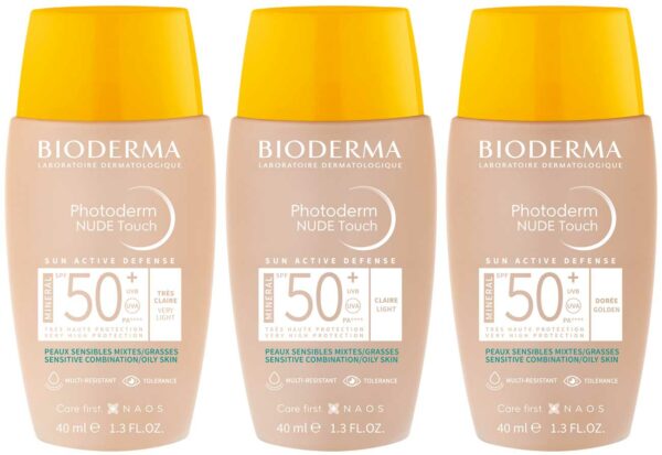 bioderma nude touch mineral tonos
